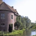 Noch ist die Nordfassade begrünt